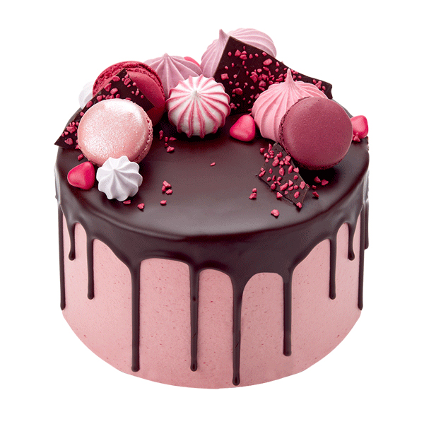 Chocolate Raspberry Drip Cake